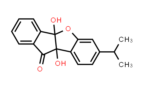 4b,9b-dihydroxy-7-isopropyl-4b,9b-dihydro-5-oxa-indeno[2,1-a]-inden-10-one