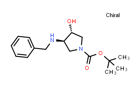 trans-tert-butyl 3-(benzylaMino)-4-hydroxypyrrolidine-1-carboxylate