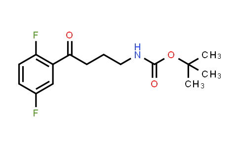 tert-butyl (4-(2,5-difluorophenyl)-4-oxobutyl)carbamate