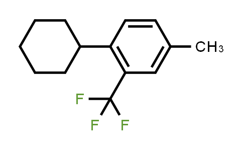 Benzene, 1-cyclohexyl-4-methyl-2-(trifluoromethyl)-
