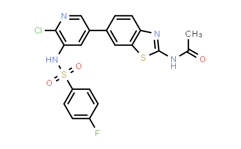 N-[6-[6-Chloro-5-[[(4-fluorophenyl)sulfonyl]aMino]-3-pyridinyl]-1,3-benzothiazol-2-yl]acetaMide