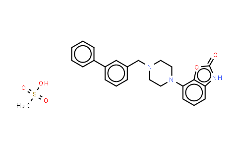7-[4-(联苯基-3-基甲基)哌嗪-1-基]苯并噁唑-2(3H)-酮甲磺酸酯