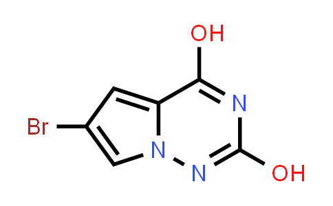6-bromopyrrolo[2,1-f][1,2,4]triazine-2,4-diol