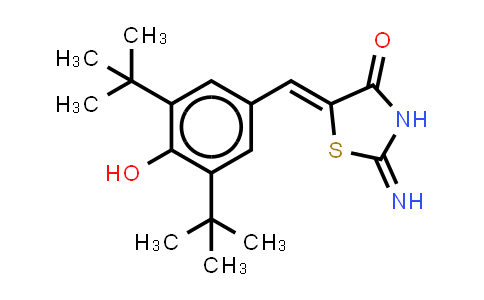 (5Z)-2-氨基-5-[(4-羟基-3,5-二叔丁基苯基)亚甲基]-1,3-噻唑-4-酮