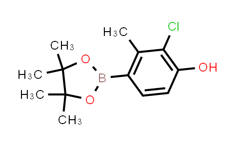 2-chloro-3-methyl-4-(4,4,5,5-tetramethyl-1,3,2-dioxaborolan-2-yl)phenol