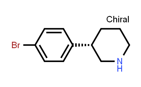 (3S)-3-(4-Bromophenyl)piperidine