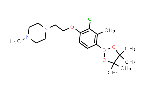 1-(2-(2-chloro-3-methyl-4-(4,4,5,5-tetramethyl-1,3,2-dioxaborolan-2-yl)phenoxy)ethyl)-4-methylpiperazine