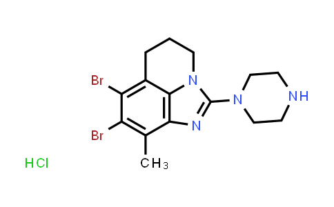 7,8-dibromo-9-methyl-2-(piperazin-1-yl)-5,6-dihydro-4H-imidazo[4,5,1-ij]quinoline hydrochloride