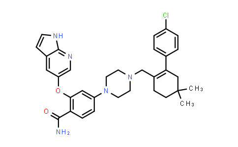2-(1H-pyrrolo[2,3-b]pyridin-5-yloxy)-4-(4-((2-(4-chlorophenyl)-4,4-dimethylcyclohex-1-enyl)methyl)piperazin-1-yl)benzamide