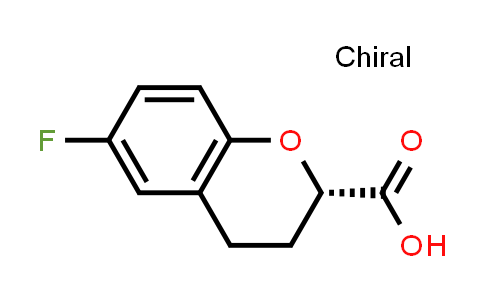 2H-1-Benzopyran-2-carboxylic acid, 6-fluoro-3,4-dihydro-, (2S)-
