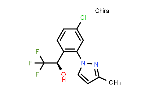(R)-1-(4-Chloro-2-(3-Methyl-1H-pyrazol-1-yl)phenyl)-2,2,2-trifluoroethanol