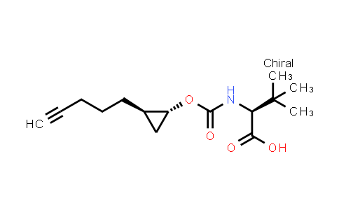 (S)-3,3-diMethyl-2-((1r,2r)-2-pent-4-ynyl- CyclopropoxycarbonylaMino)-butyricacid