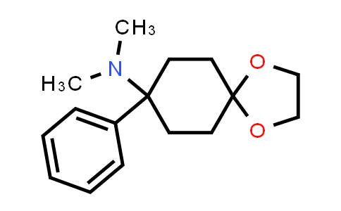 N,N-dimethyl-8-phenyl-1,4-dioxaspiro-[4.5]decan-8-amine