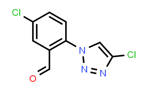 Benzaldehyde, 5-​chloro-​2-​(4-​chloro-​1H-​1,​2,​3-​triazol-​1-​yl)​-
