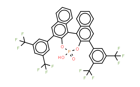 (R)-3,3'-双(3,5-双三氟甲氧基苯基)-1,1'-联-(2-萘酚)磷酸酯