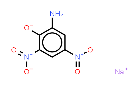 Phenol,2-amino-4,6-dinitro-, sodium salt (1:1)