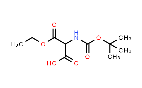 2-(n-boc-amino)malonic acid monoethyl ester