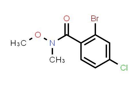 2-Bromo-4-chloro-n-methoxy-n-methylbenzamide