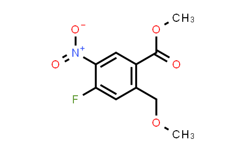 4-Fluoro-2-(methoxymethyl)-5-nitro-benzoic acid methyl ester