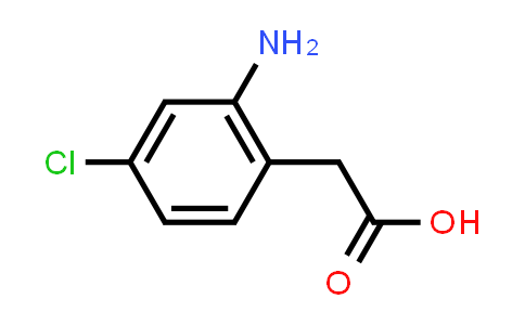 Benzeneacetic acid, 2-amino-4-chloro-