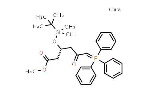 (3R)-3-(tert-butyldimethylsilyloxy)-5-oxo-6-triphenylphosphoranylidenehexanoate methyl ester