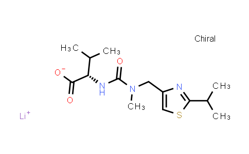 N-[N-Methyl-N-((2-isopropyl-4-thiazolyl)methyl)aminocarbonyl]-L-valine lithium salt