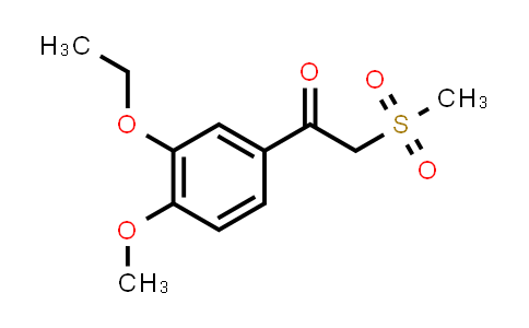 1-(3-Ethoxy-4-Methoxyphenyl)-2-(Methylsulfonyl) ethanone