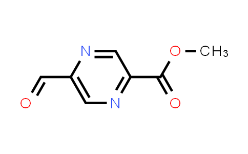 Pyrazinecarboxylic acid, 5-formyl-, methyl ester (9CI)