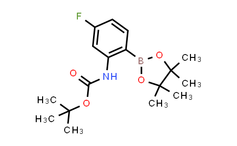 Tert-butyl5-fluoro-2-(4,4,5,5-tetramethyl-1,3,2-dioxaborolan-2-yl)phenylcarbamate