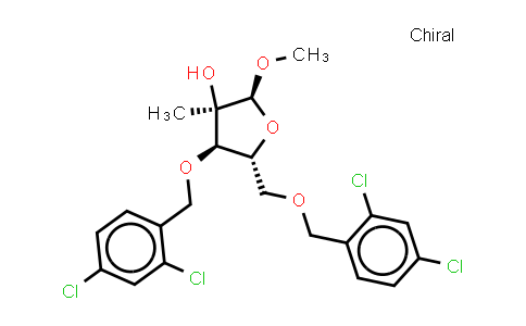 1-O-Methyl-3,5-bis-O-[(2,4-dichlorophenyl)methyl]-2-C-methyl-alpha-D-ribofuranoside
