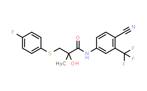 N-[4-Cyano-3-(trifluoromethyl)phenyl]-3-[(4-fluorophenyl)thio]-2-hydroxy-2-methylpropionamide