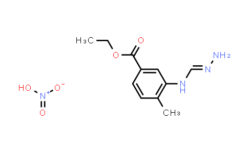 3-[(Aminoiminomethyl)amino]-4-methylbenzoic acid ethyl ester mononitrate