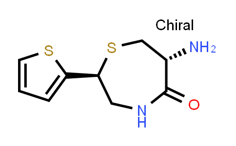 (2S,6R)-6-Amino-2-(2-thienyl)-1,4-thiazepan-5-one