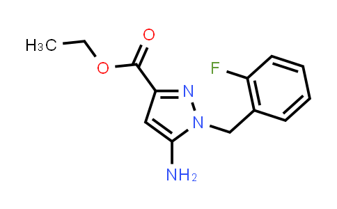 5-Amino-1-[(2-fluorophenyl)methyl]-1h-pyrazole-3-carboxylic acid ethyl ester