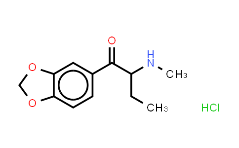 2-Methylamino-1-(3',4'-methylenedioxyphenyl)butan-1-one hydrochloride