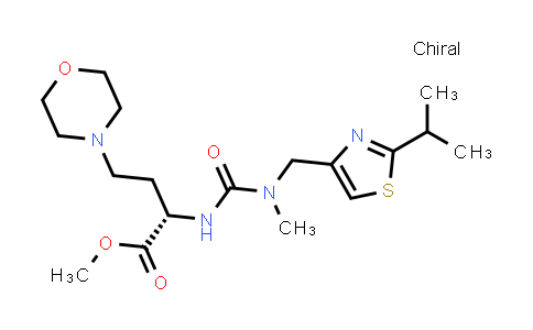 (alphaS)-alpha-[[[Methyl[[2-(1-methylethyl)-4-thiazolyl]methyl]amino]carbonyl]amino]-4-morpholinebutanoic acid methyl ester