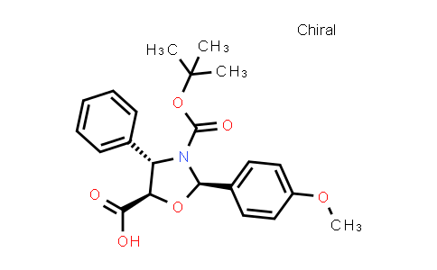 (2R,4S,5R)-3-(tert-butoxycarbonyl)-2-(4-Methoxyphenyl)-4-phenyloxazolidine-5-carboxylic acid