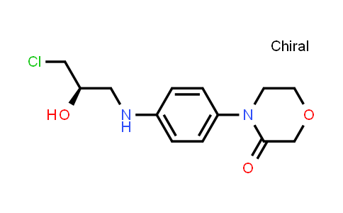 (R)-4-[4-[(3-Chloro-2-hydroxypropyl)amino]phenyl]morpholin-3-one