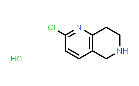 2-chloro-5,6,7,8-tetrahydro-1,6-naphthyridine hydrochloride