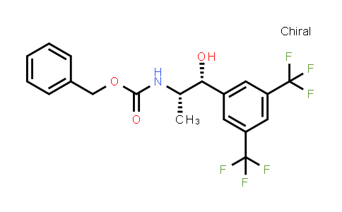 Benzyl (1R,2S)-1-(3,5-bis(trifluoromethyl)phenyl)-1-hydroxypropan-2-ylcarbamate