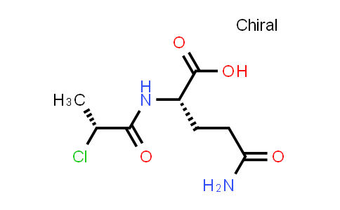 (S)-5-Amino-2-((R)-2-chloropropanamido)-5-oxopentanoic acid