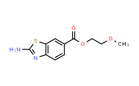 2-Methoxyethyl 2-Aminobenzothiazole-6-Carboxylate