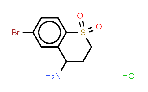 4-Amino-6-bromo-3,4-dihydro-2H-S,S-dioxo-thiochromene hydrochloride