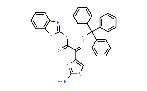 (Benzothiazol-2-yl)-(Z)-2-trityloxyimino-2-(2-aminothiazole-4-yl)-thioacetate
