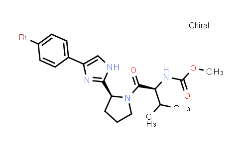 Methyl ((S)-1-((S)-2-(4-(4-broMophenyl)-1H-iMidazol-2-yl)pyrrolidin-1-yl)-3-Methyl-1-oxobutan-2-yl)carbaMate