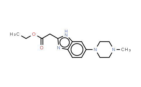 Ethyl 2-[5-(4-methylpiperazinyl)benzimidazol-2-yl]acetate