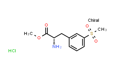 Methyl (S)-2-amino-3-(3-(methylsulfonyl)phenyl)propanoate hydrochloride