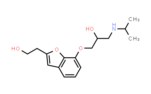 2-(hydroxyethyl)-7-(2-hydroxy-3-isopropylaminopropoxy)benzofuran