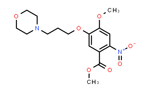 Methyl 4-Methoxy-5-(3-Morpholinopropoxy)-2-nitrobenzoate