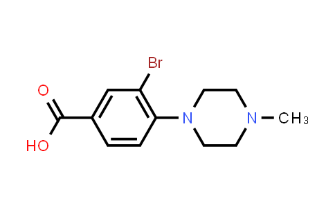 3-BroMo-4-(4-Methyl-1-piperazinyl)benzoic Acid